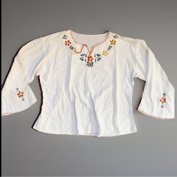 Unknown Tops - BoHo HIPPIE Embroidery Tunic Shirt Top